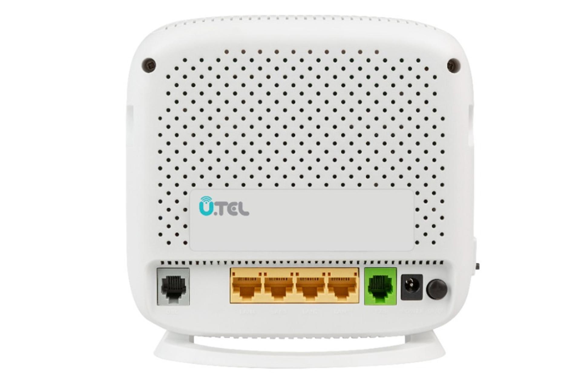 نمای پشتی مودم - روتر یوتل U.TEL V304F