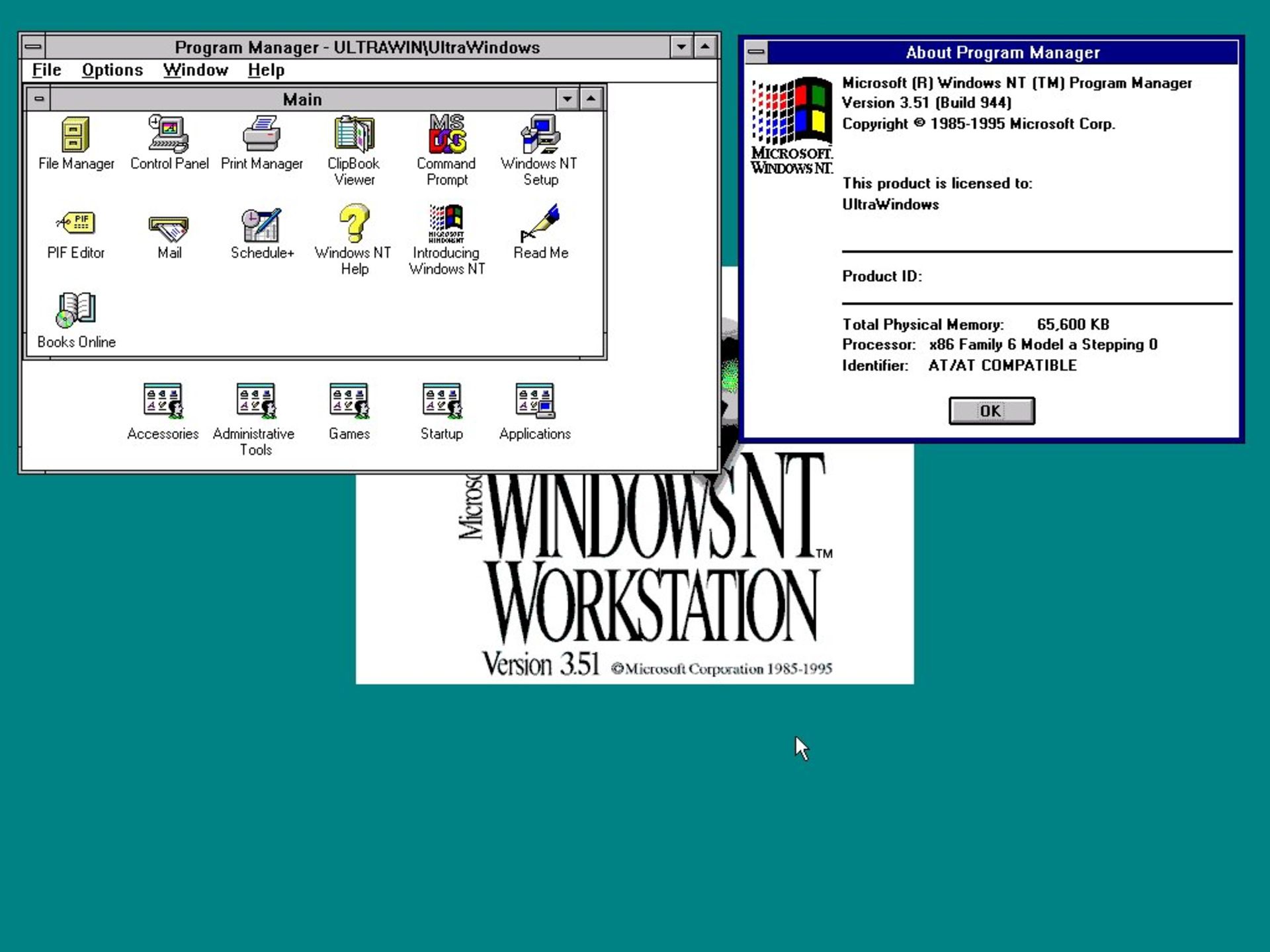 ویندوز سرور Windows NT Server 3.5