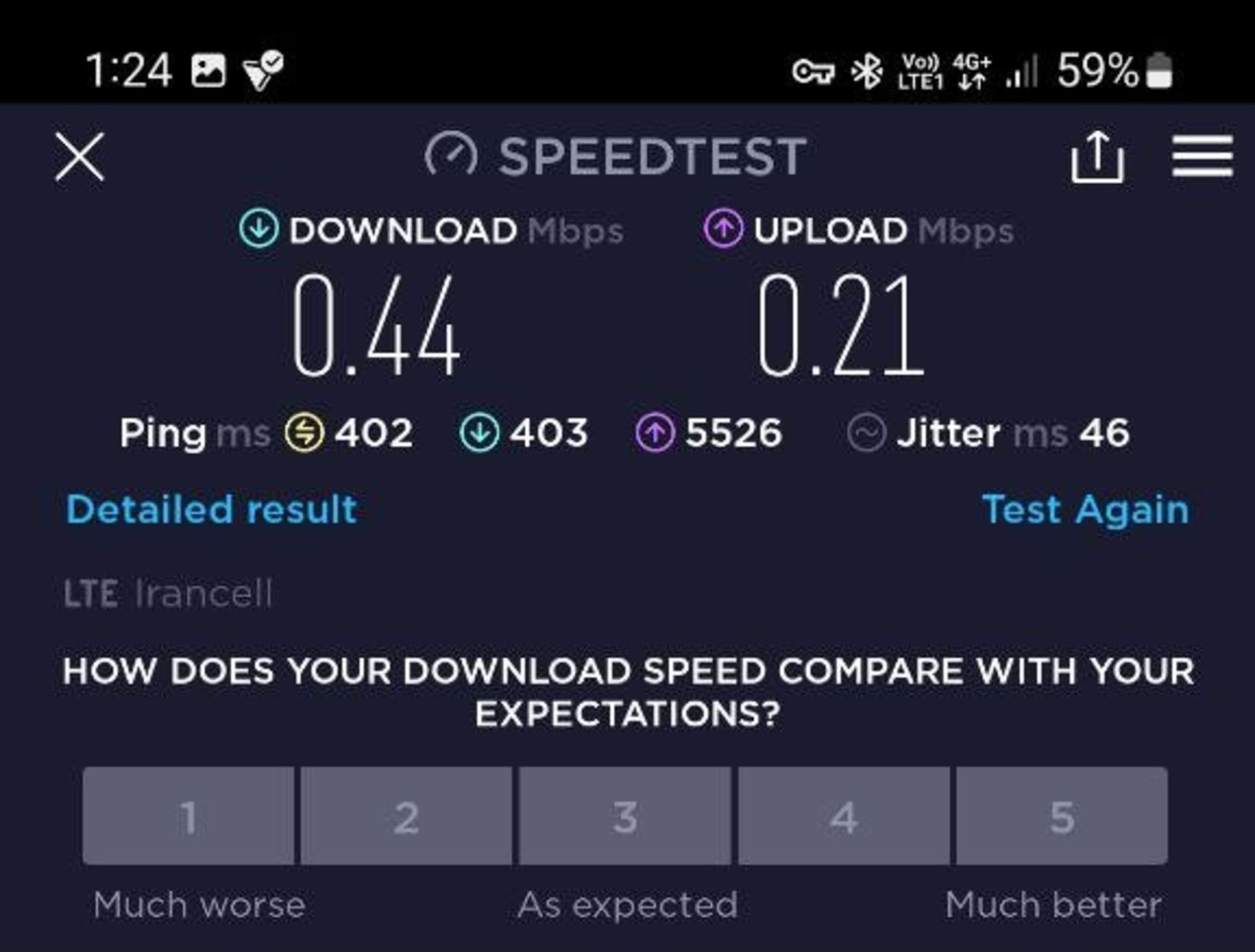 اسپیدتست - سرعت آپلود