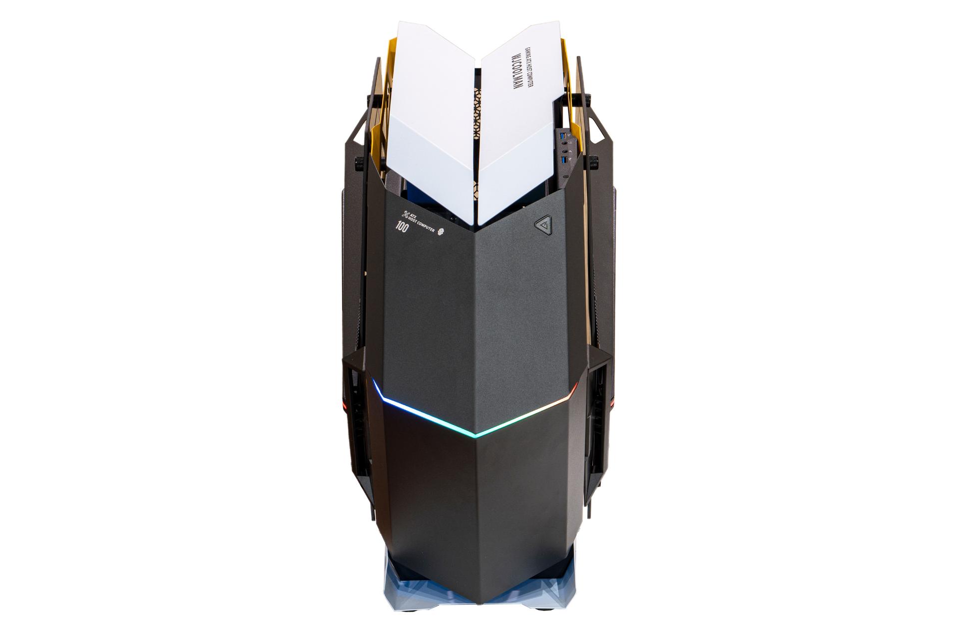 نمای روبرو کیس کامپیوتر دبلیو جی کولمن SOUL BATTLESHIP
