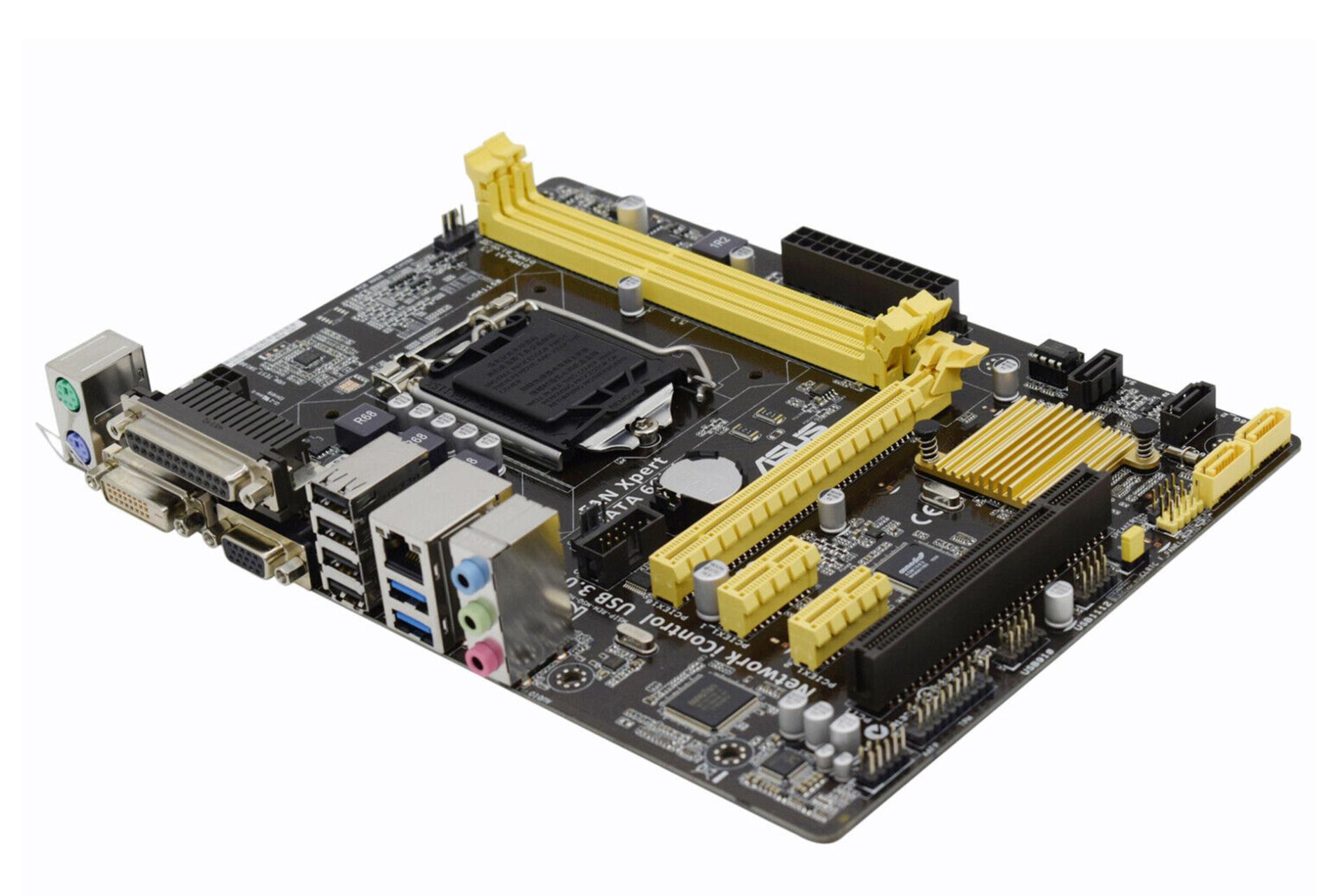 نمای کناری مادربرد ایسوس ASUS H81M-C