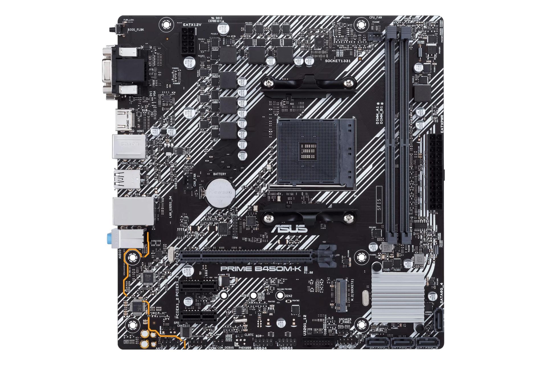 مادربرد ایسوس ASUS PRIME B450M-K II