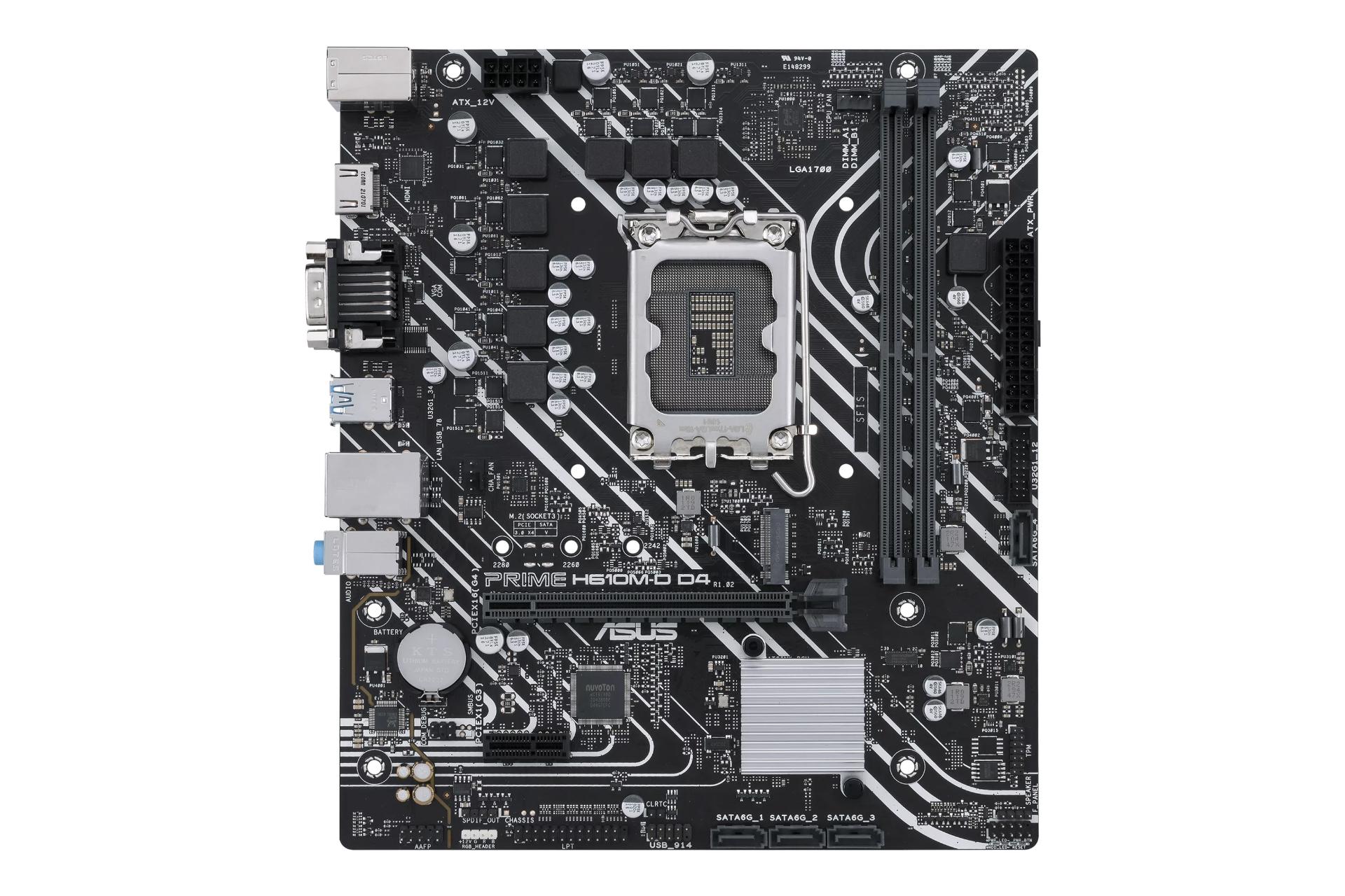 مادربرد ایسوس ASUS PRIME H610M-D D4