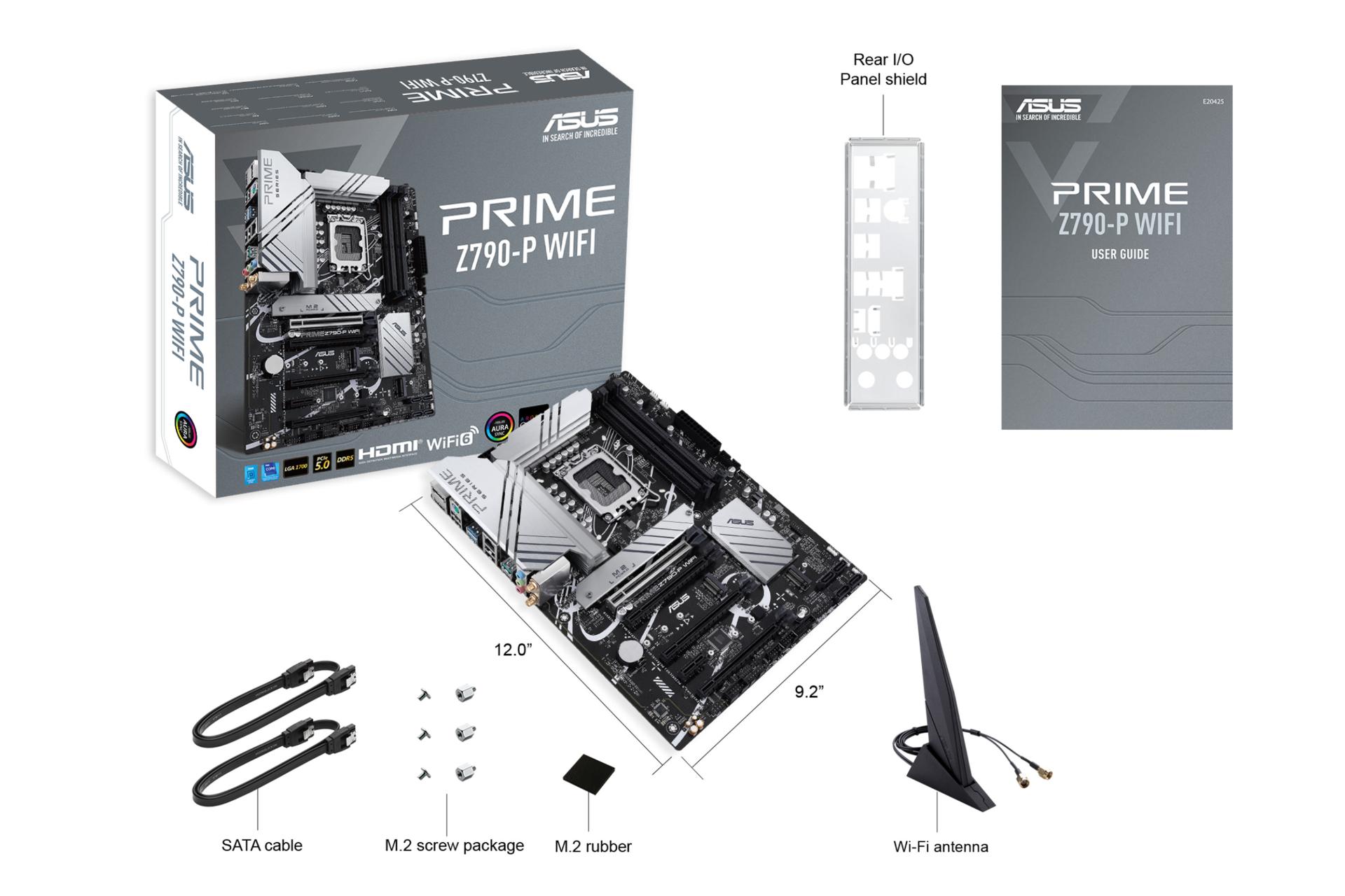 اقلام همراه مادربرد ایسوس ASUS PRIME Z790-P WIFI