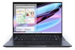 نمای جلو لپ تاپ ایسوس ZenBook Pro Duo 16X UX7602ZM
