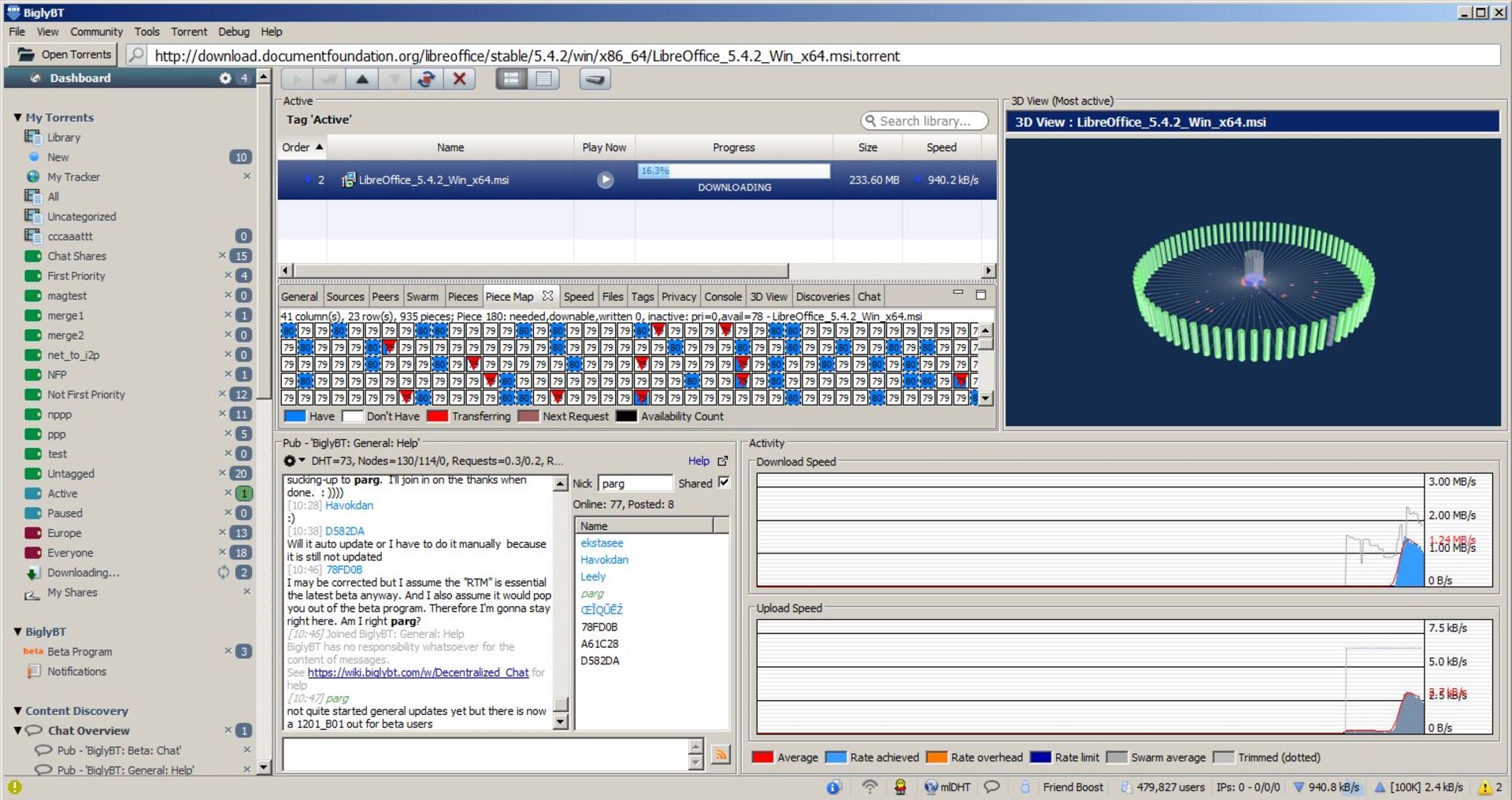 برنامه BiglyBt