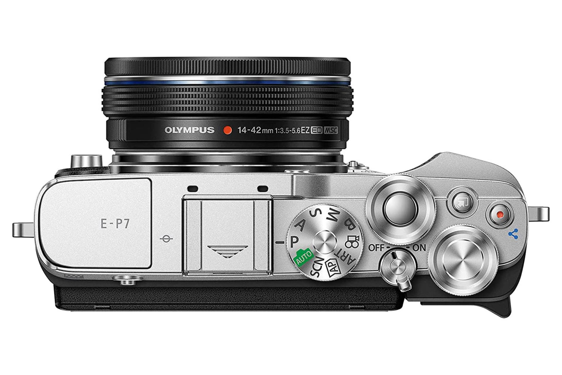 دوربین المپوس Olympus PEN E-P7 نمای بالا