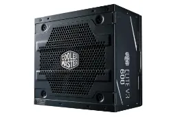 پاور کامپیوتر کولر مستر ELITE 600W V3 با توان 600 وات نمای بالا