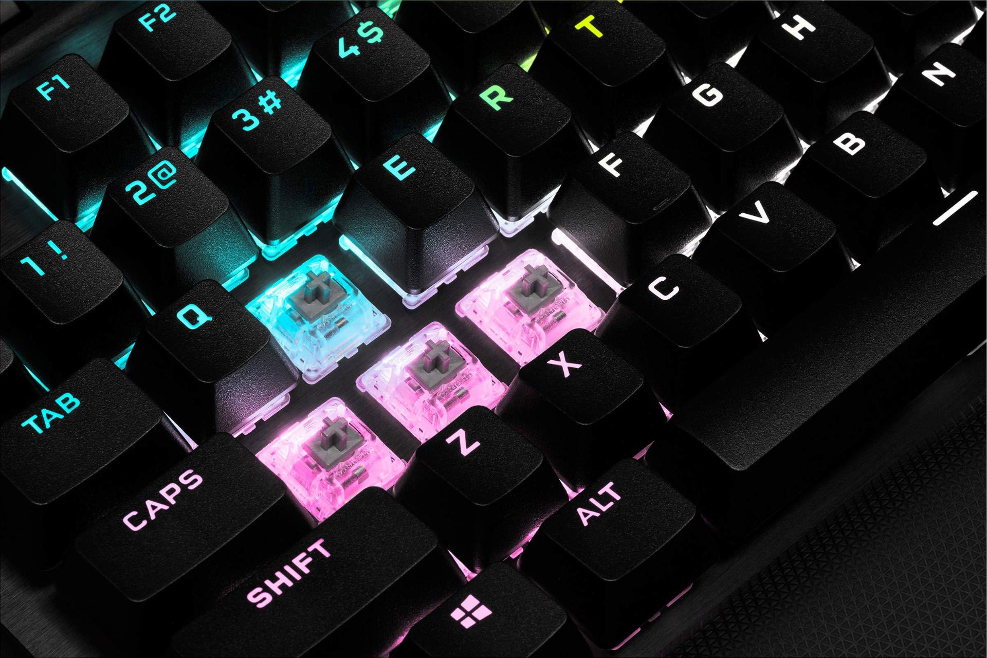 سوئیچ Silver کیبورد کورسیر K70 RGB CHAMPION Series