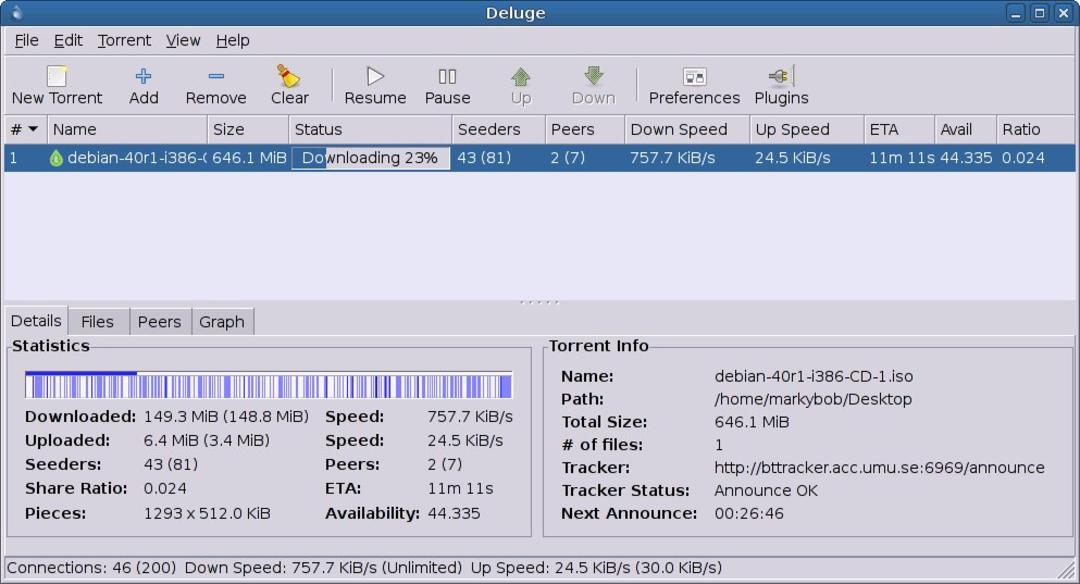 برنامه deluge