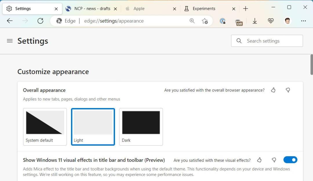 زبانه‌ها با حاشه‌های گِرد / Edge Rounded Tabs