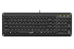 نمای روبرو کیبورد جنیوس SlimStar Q200