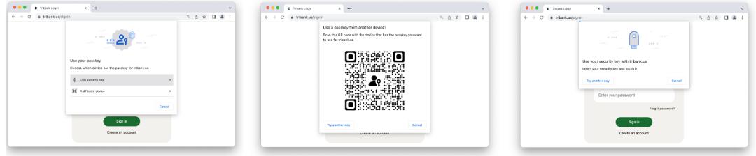 قابلیت کلید عبور پس کی Passkey گوگل کروم در مک او اس
