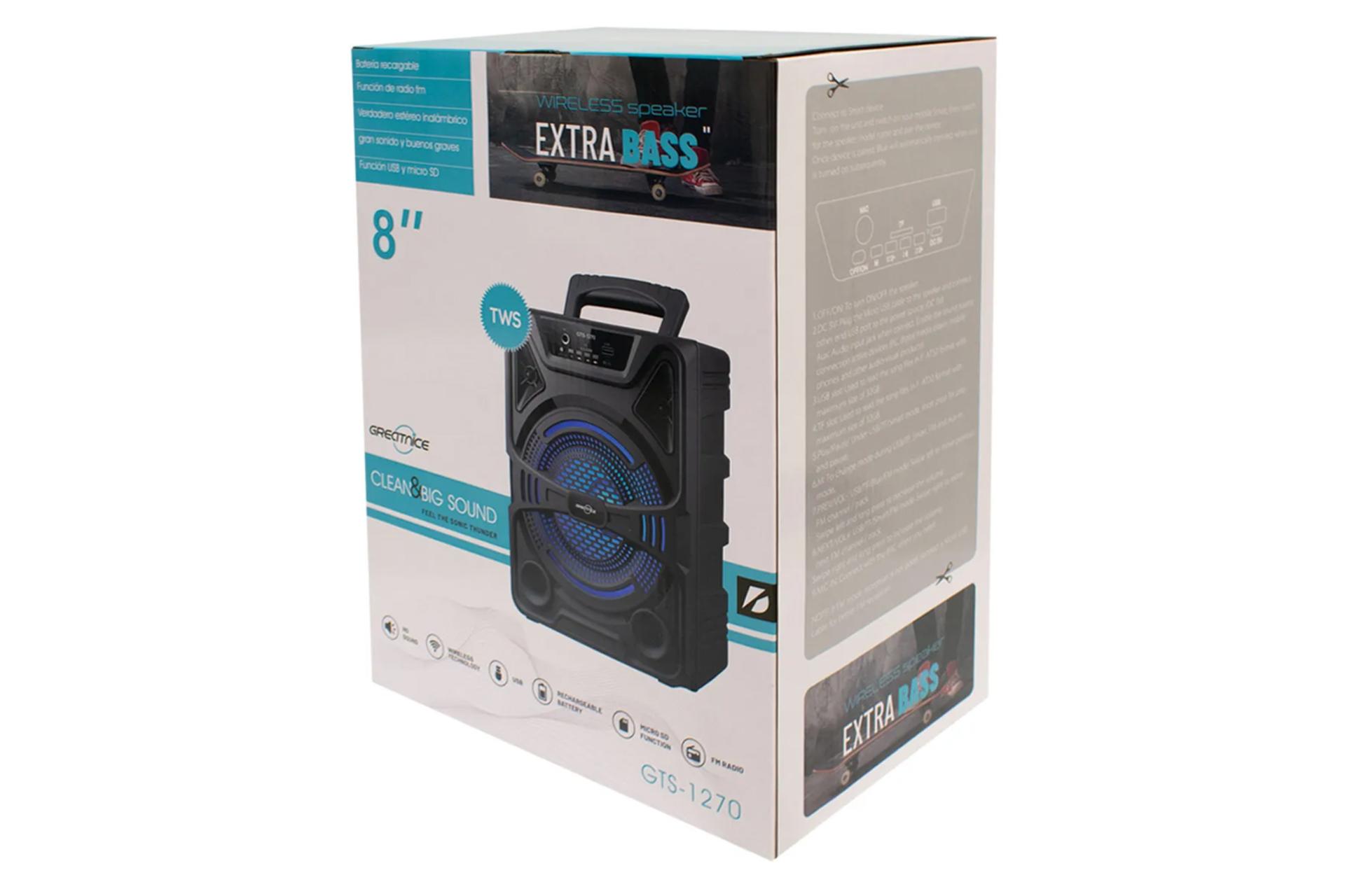 جعبه اسپیکر گریت نایس GREATNICE GTS-1270