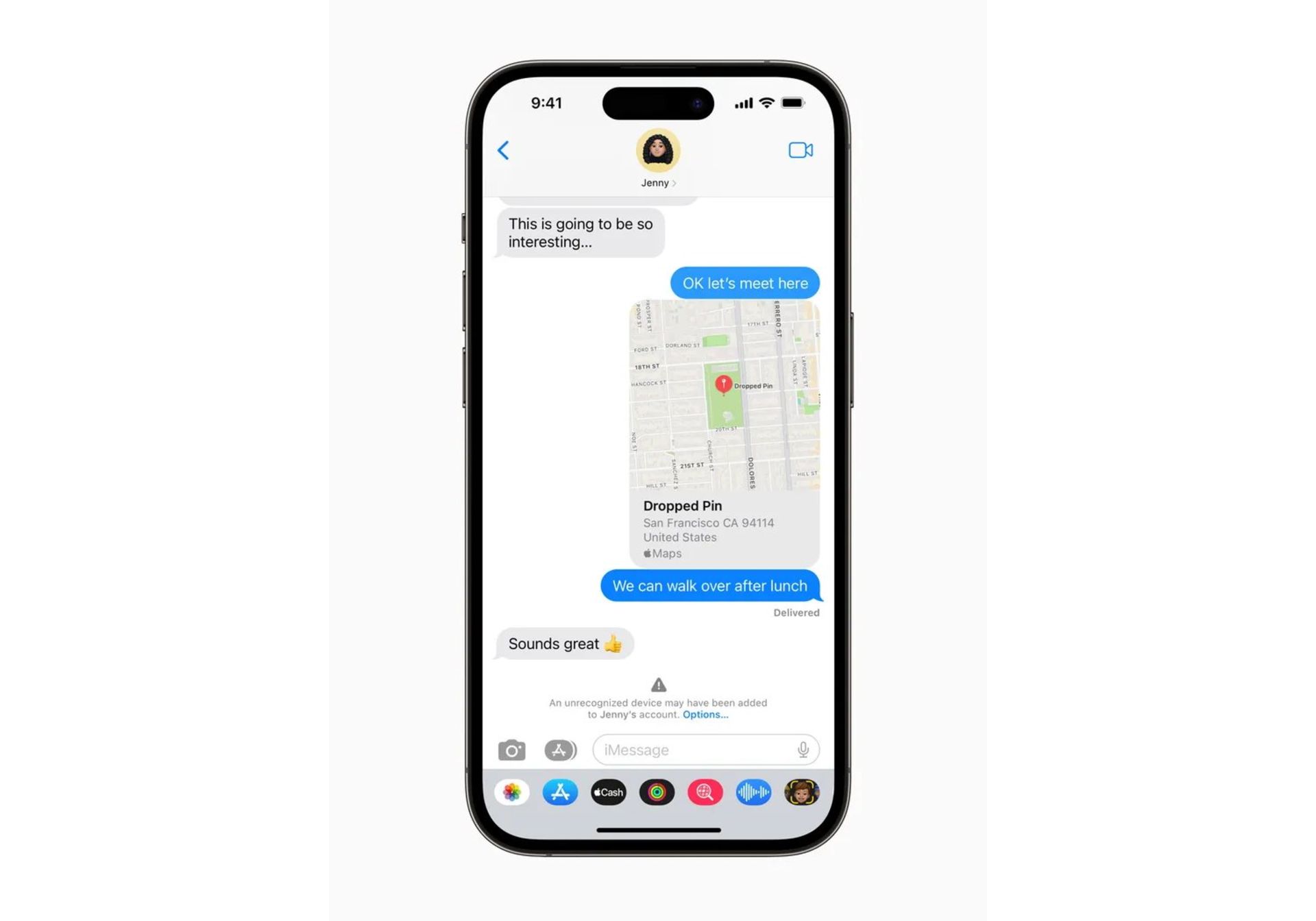 قابلیت تأیید کلید تماس در iMessage اپل