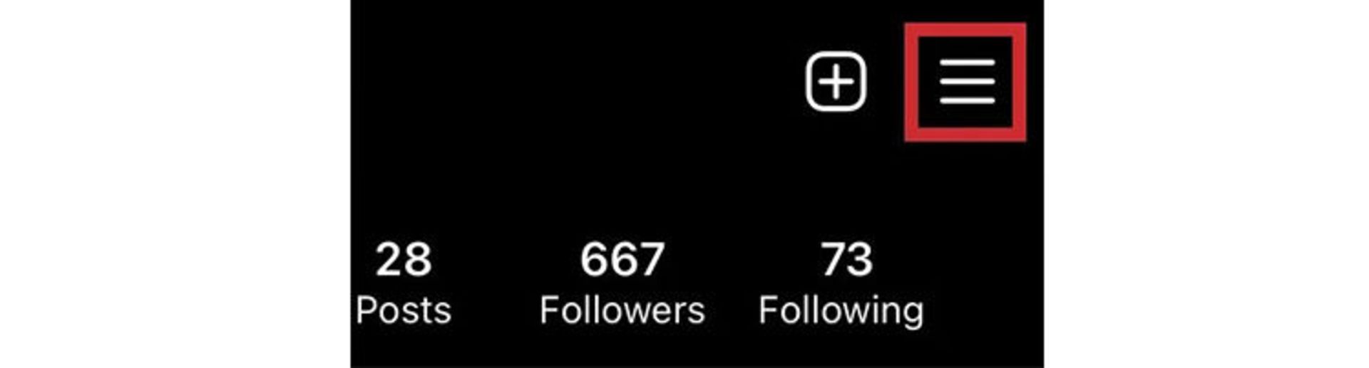 منوی همبرگری اینستاگرام