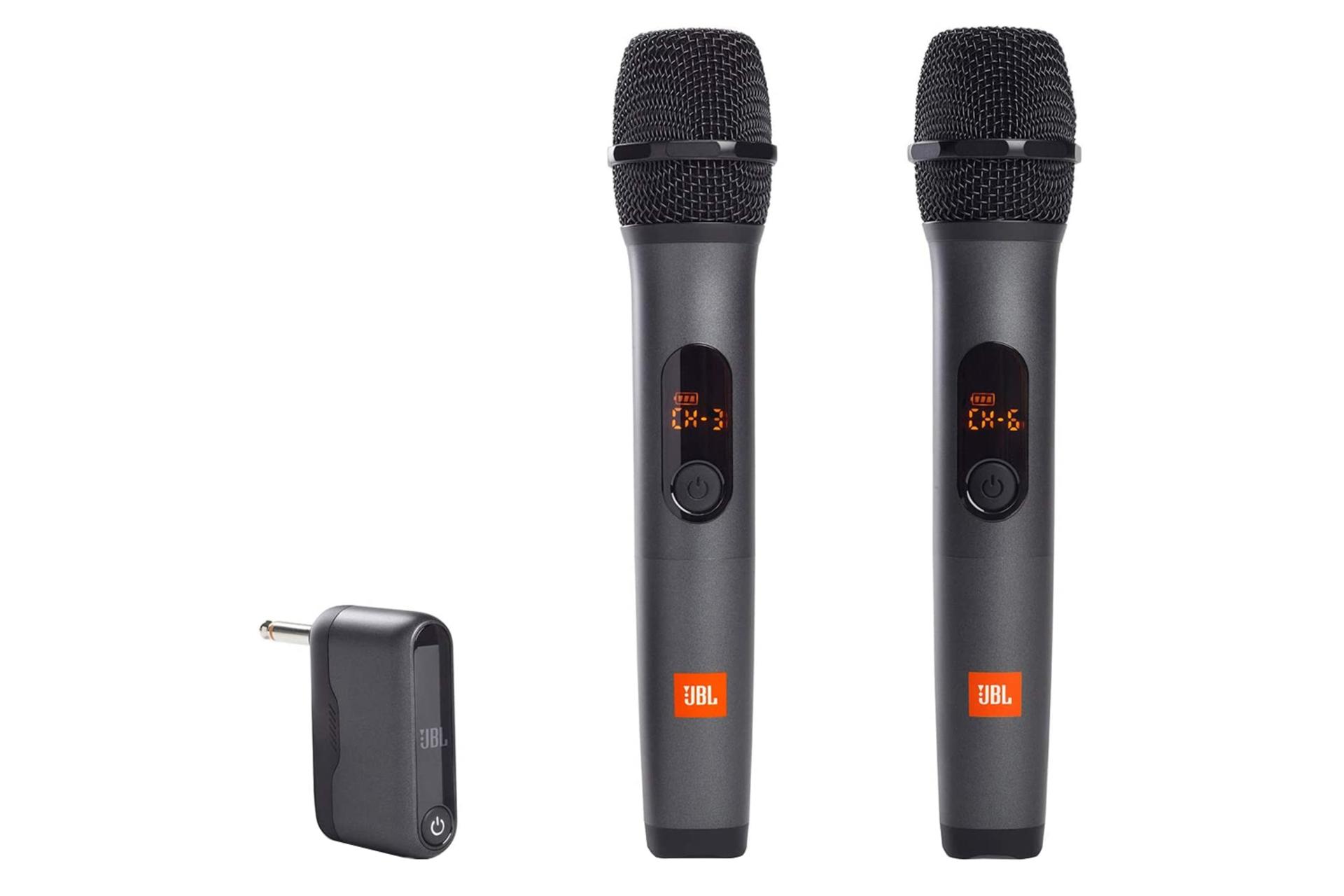 طراحی میکروفون جی بی ال JBL Wireless Microphone Set