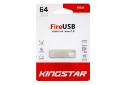 جعبه فلش مموری کینگ‌ استار مدل Fire KS222 ظرفیت 32 گیگابایت