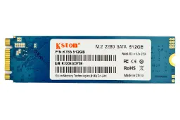 نمای روبرو SSD کی استون K765 SATA M.2 ظرفیت 512 گیگابایت