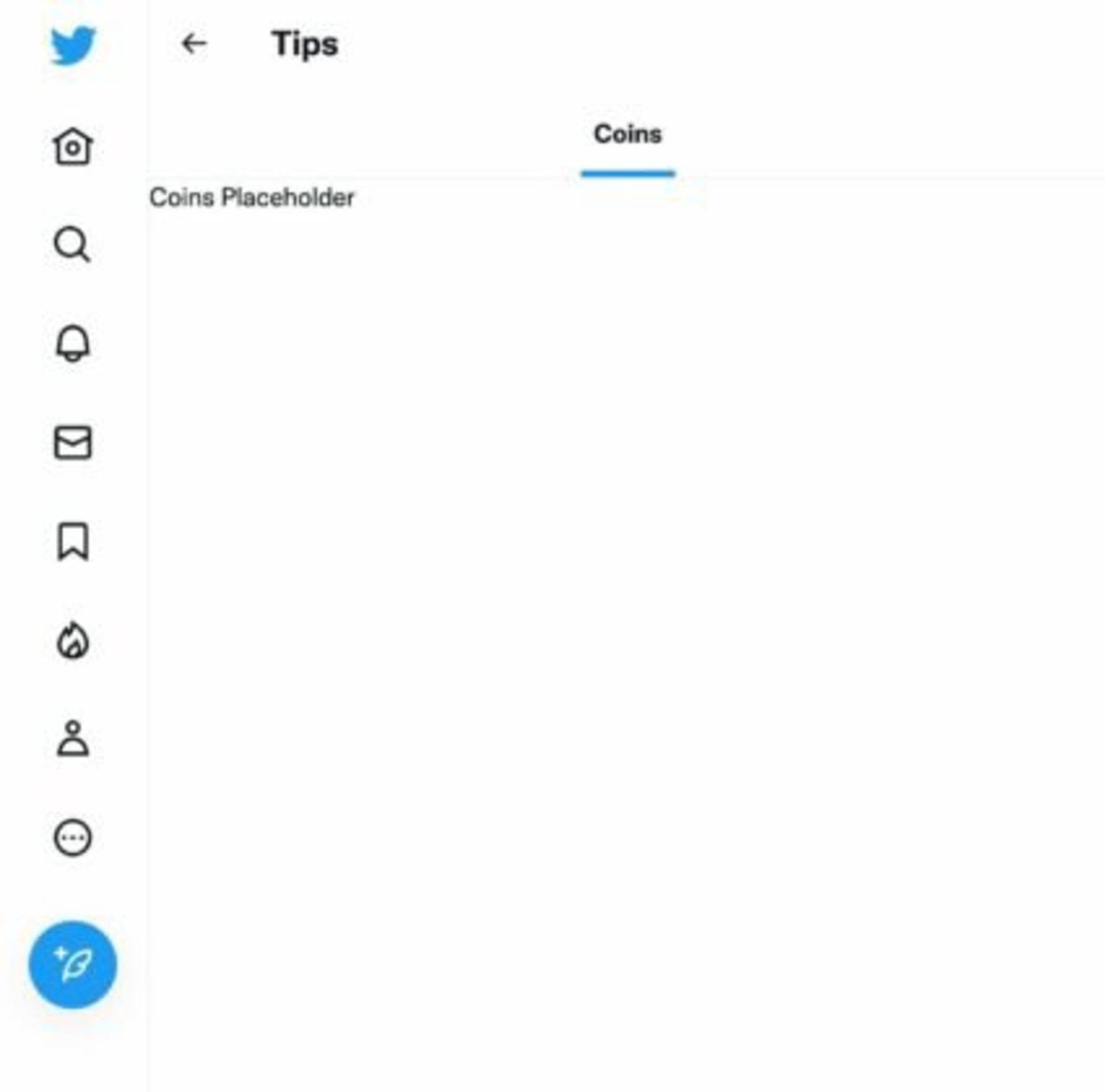 API توییتر و بخش Coins