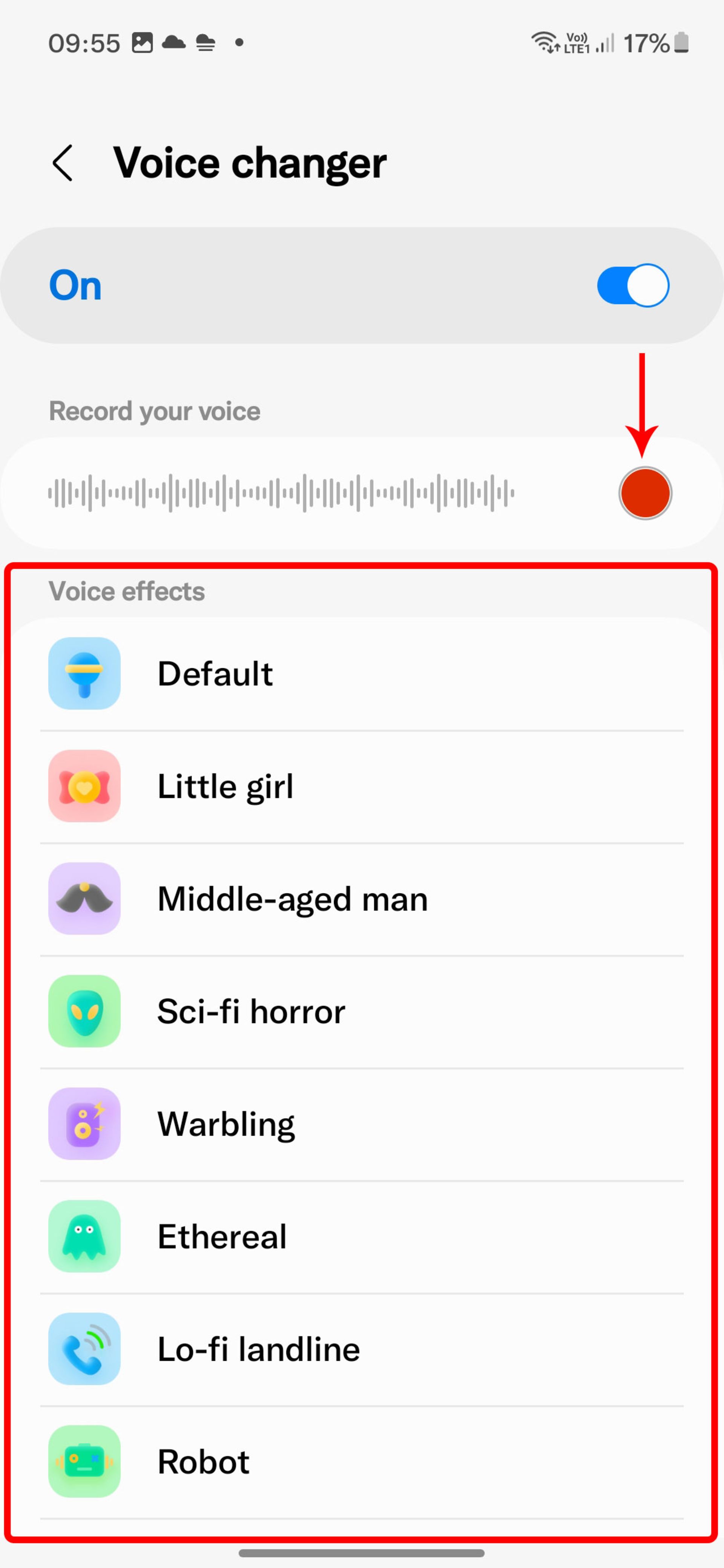 تغییر صدا در One Ui سامسونگ
