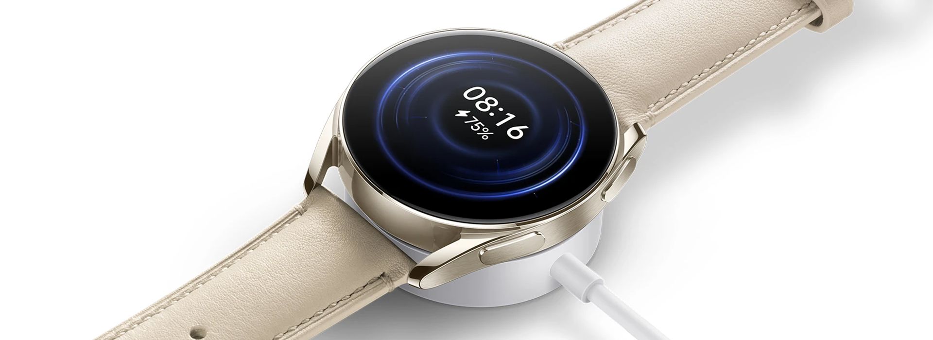 شیائومی واچ اس ۲ هنگام شارژ