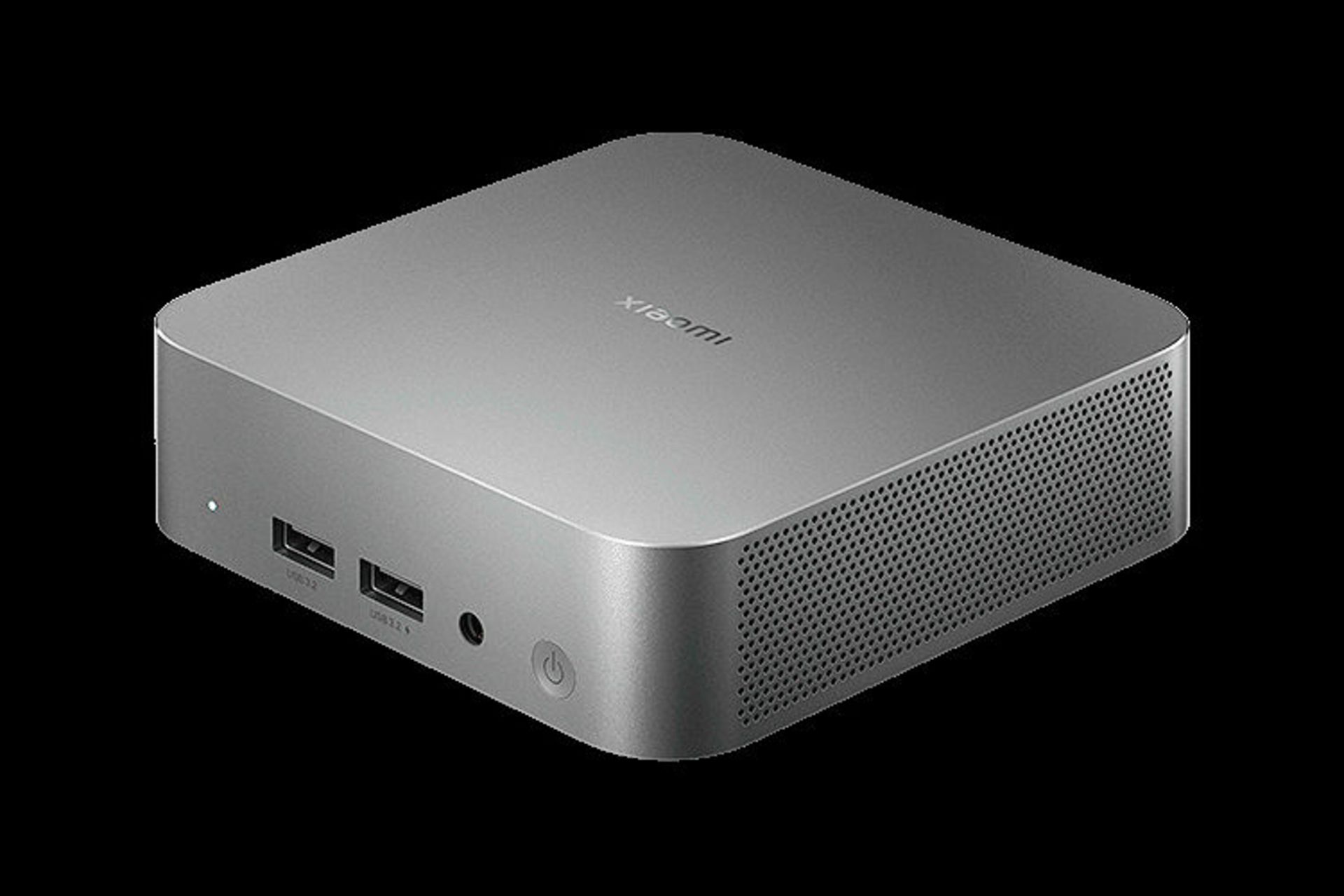 کامپیوتر شبیه مک مینی شیائومی در پس زمینه مشکی