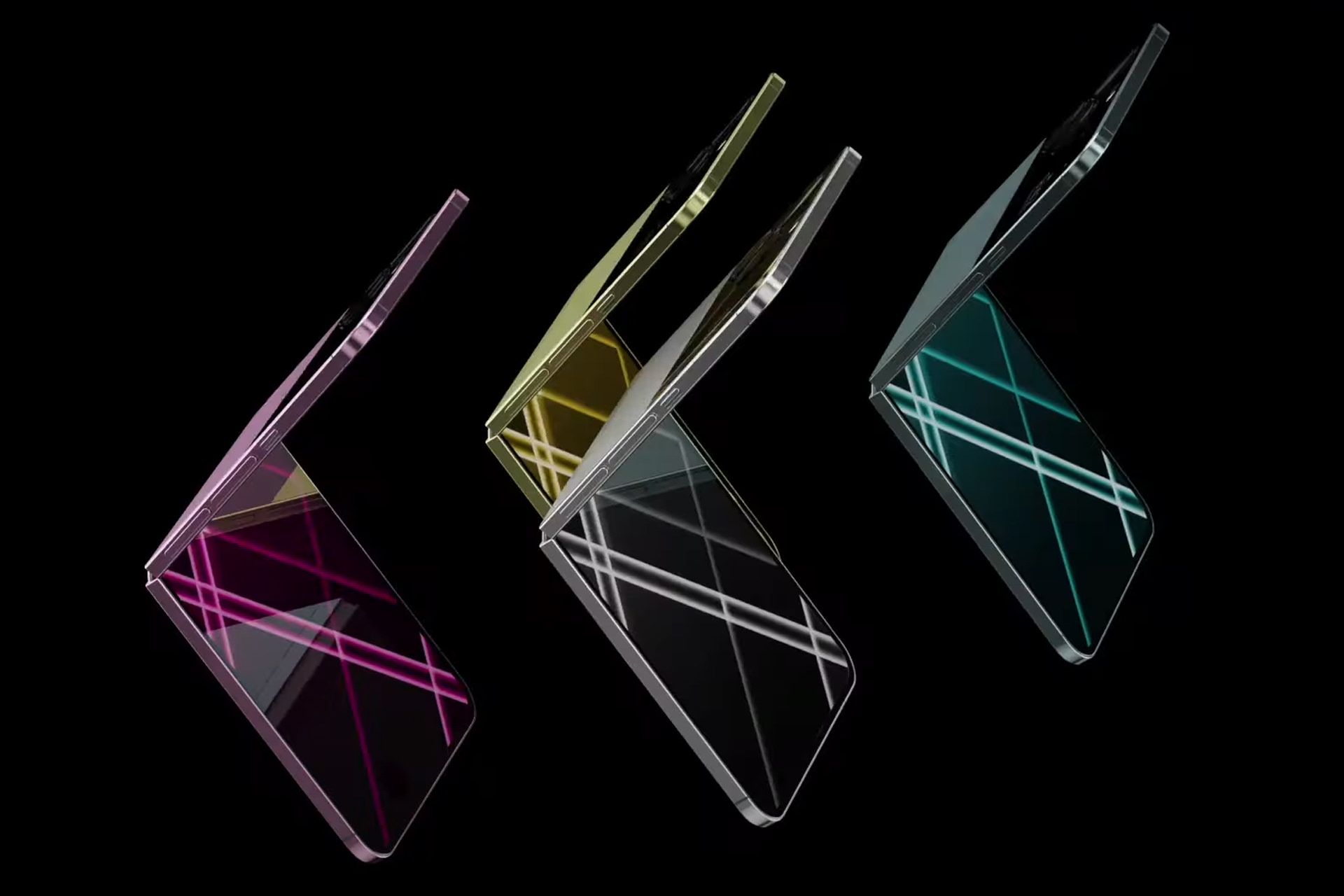 آیفون ایر اپل / Apple iPhone Air تاشدنی در رنگ های مختلف طرح مفهومی