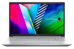 نمای روبرو لپ تاپ ویووبوک پرو ایسوس 15 OLED M3500QC نقره ای