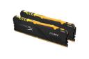 رم هایپر ایکس Fury RGB ظرفیت 16 گیگابایت (2x8) از نوع DDR4-3200 نمای جانبی