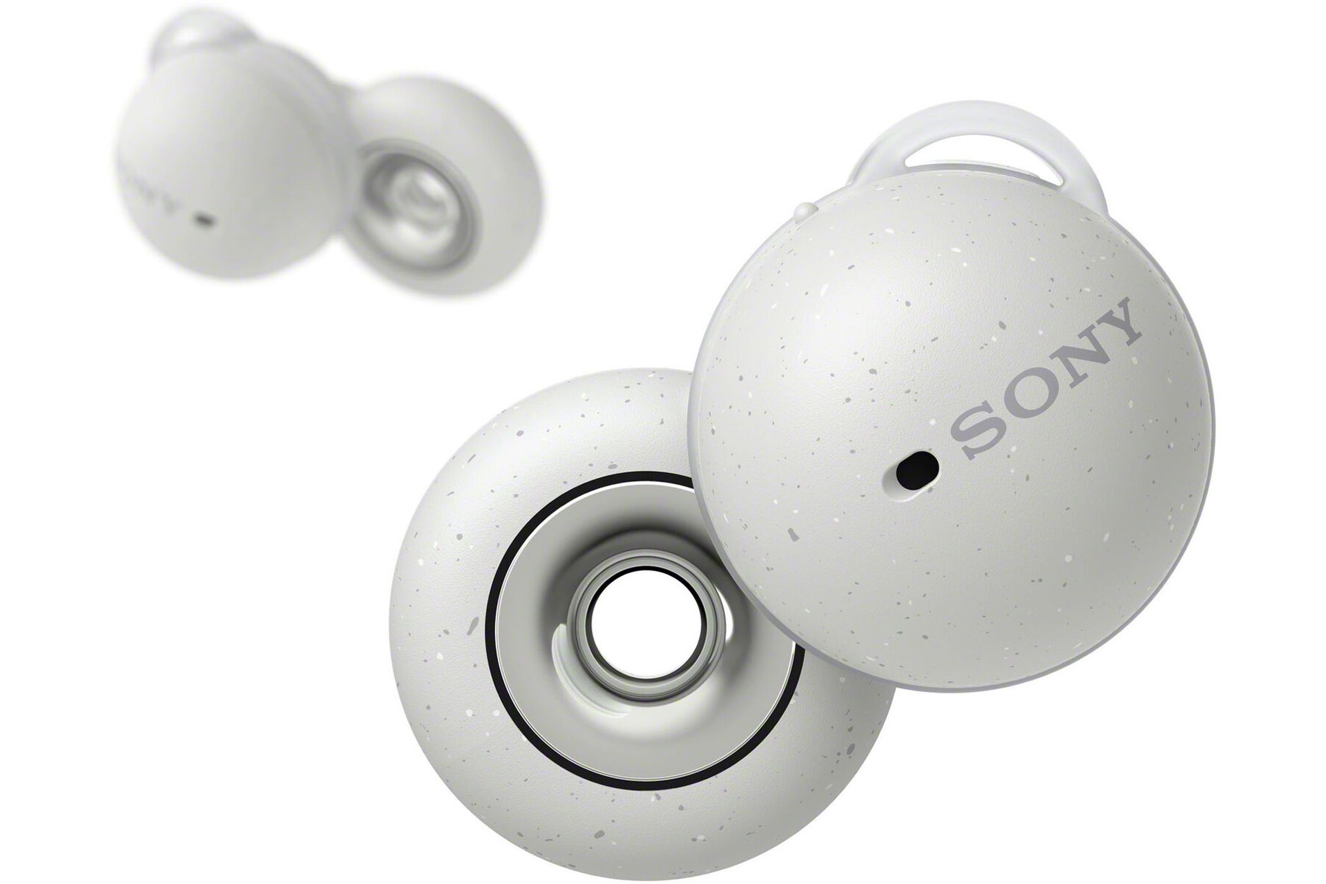 هدفون سونی Sony Linkbuds WF-L900 مدل سفید نمای جلو