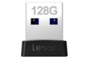 نمای روبرو فلش مموری لکسار مدل JumpDrive S47 Mini ظرفیت 128 گیگابایت