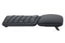 نمای جانبی کیبورد لاجیتک ERGO K860