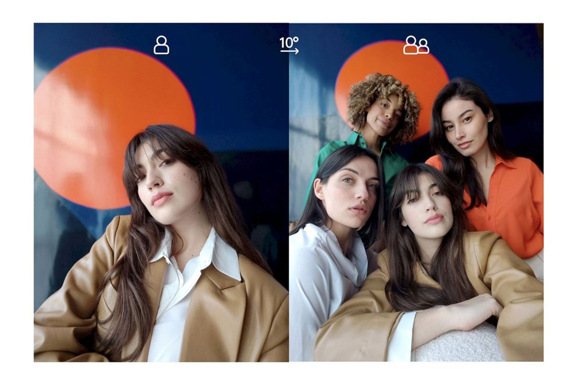 قابلیت افزایش میدان دید دوربین سلفی Find X5 pro