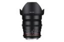 لنز سامیانگ 24mm T1.5 VDSLR ED AS IF UMC II به همراه هود