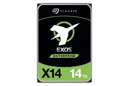 نمای روبرو هارد دیسک سیگیت Exos ST14000NM0048 ظرفیت 14 ترابایت