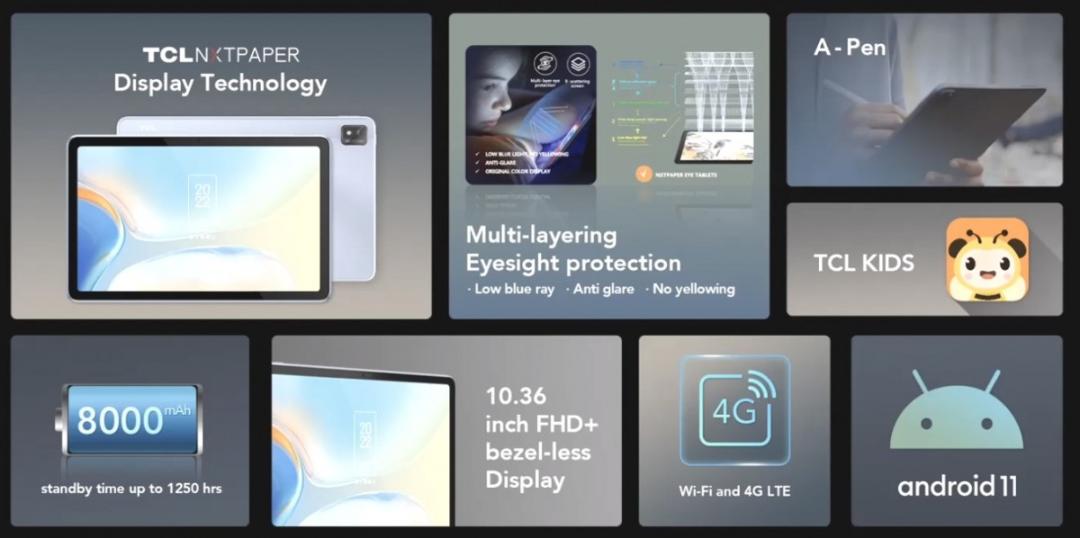قابلیت های سری TCL Tab 10
