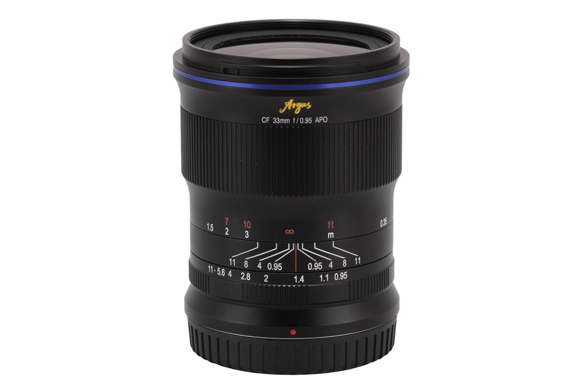 لنز ونوس Laowa Argus 33mm F0.95 CF APO نمای پهلو