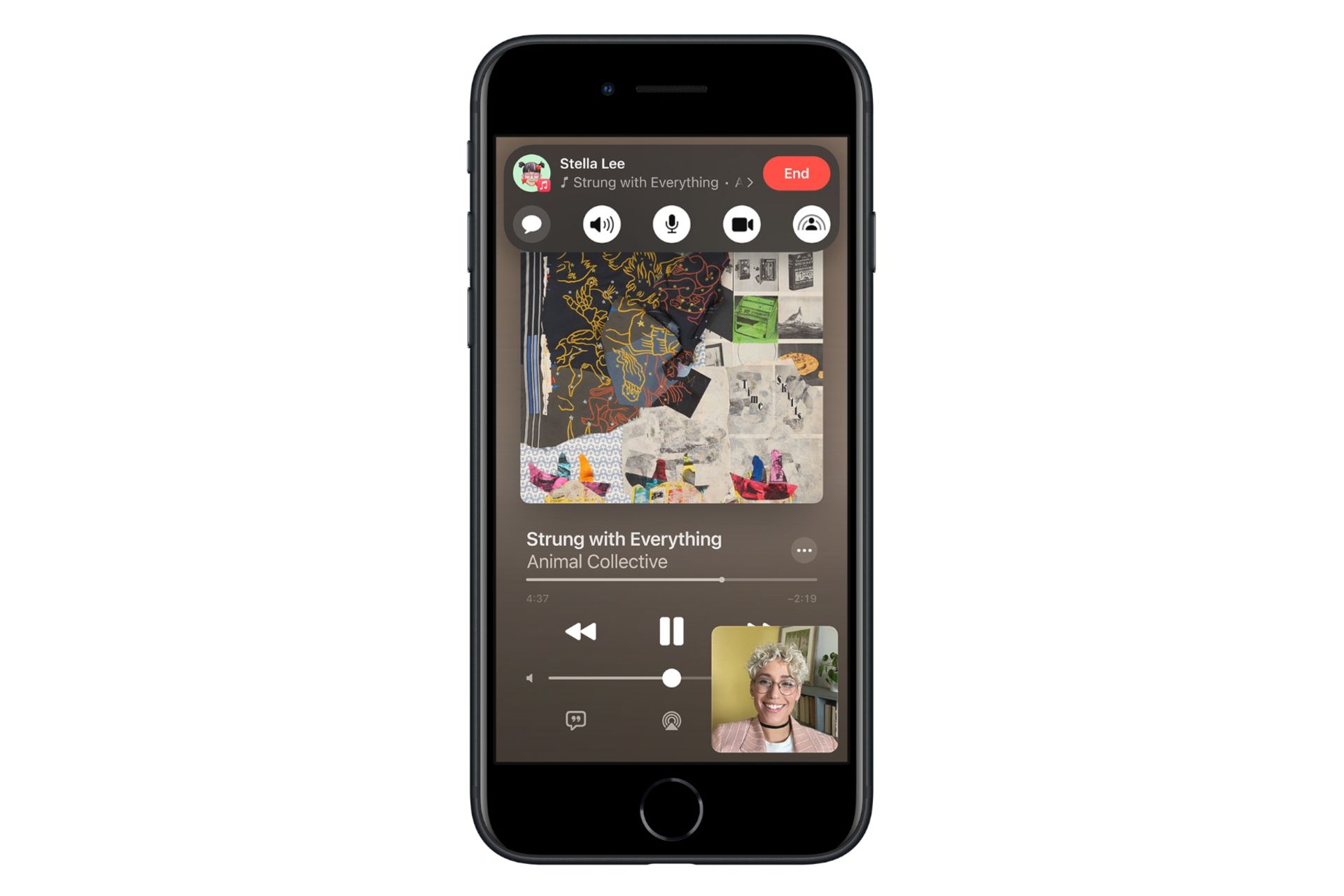 نمای روبرو گوشی موبایل آیفون SE 2022 اپل / Apple iPhone SE 2022