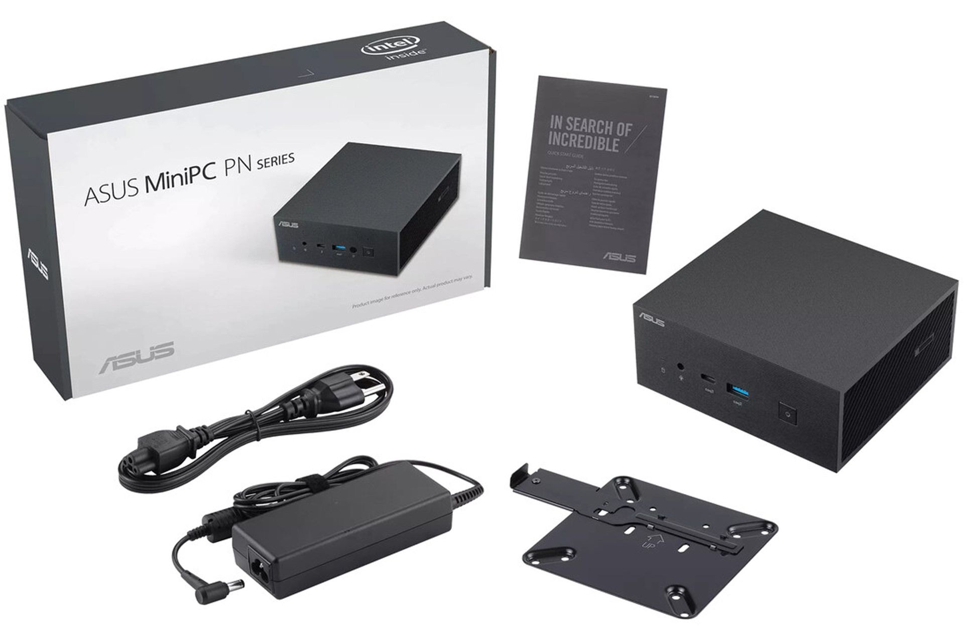 محتویات جعبه مینی کامپیوتر ایسوس PN63-S1