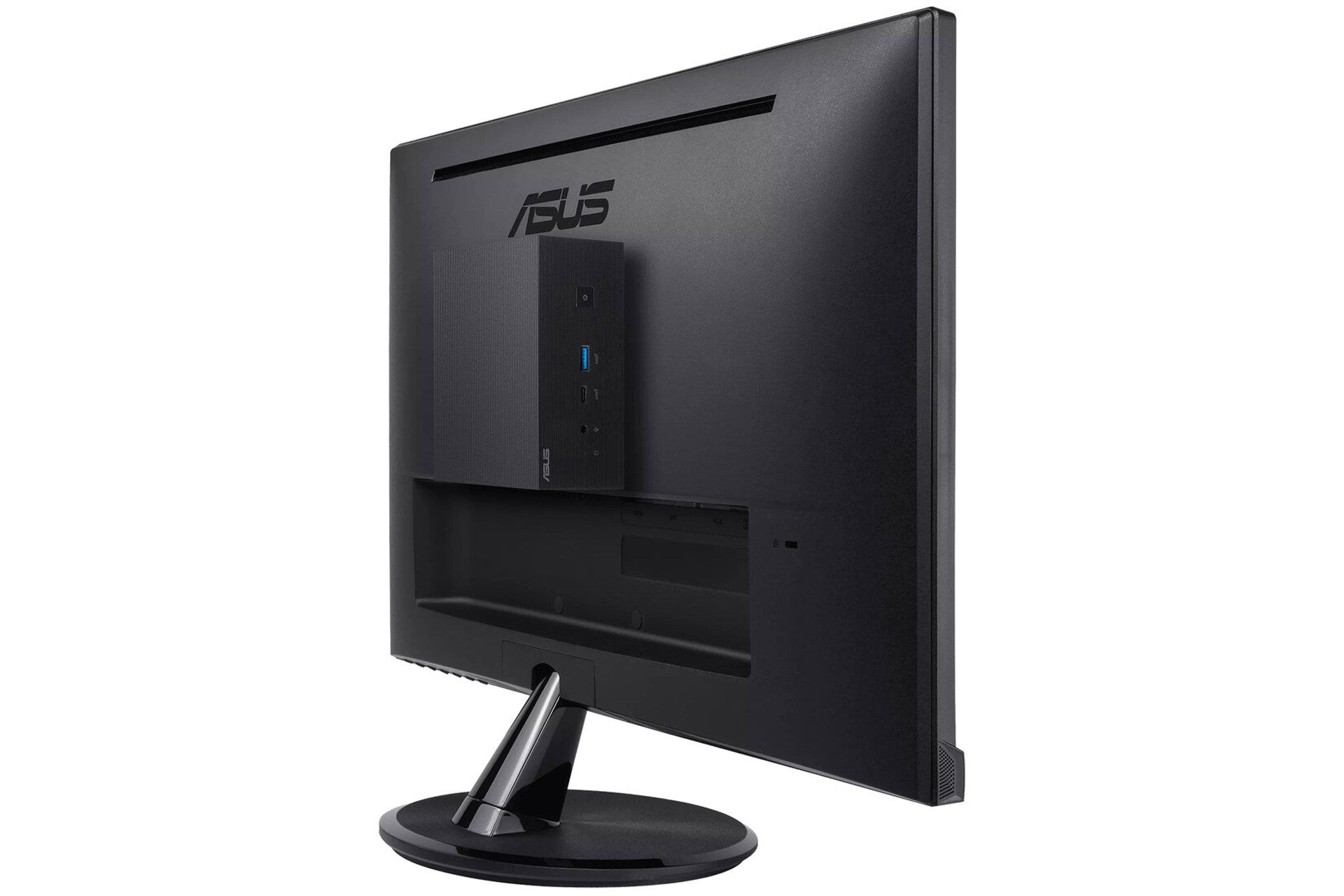 نمایشگر همراه مینی کامپیوتر ایسوس PN63-S1 از نمای پشت