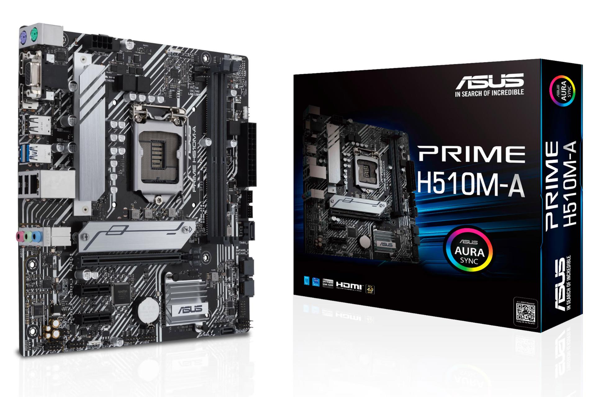 مادربرد ایسوس PRIME H510M-A بسته بندی