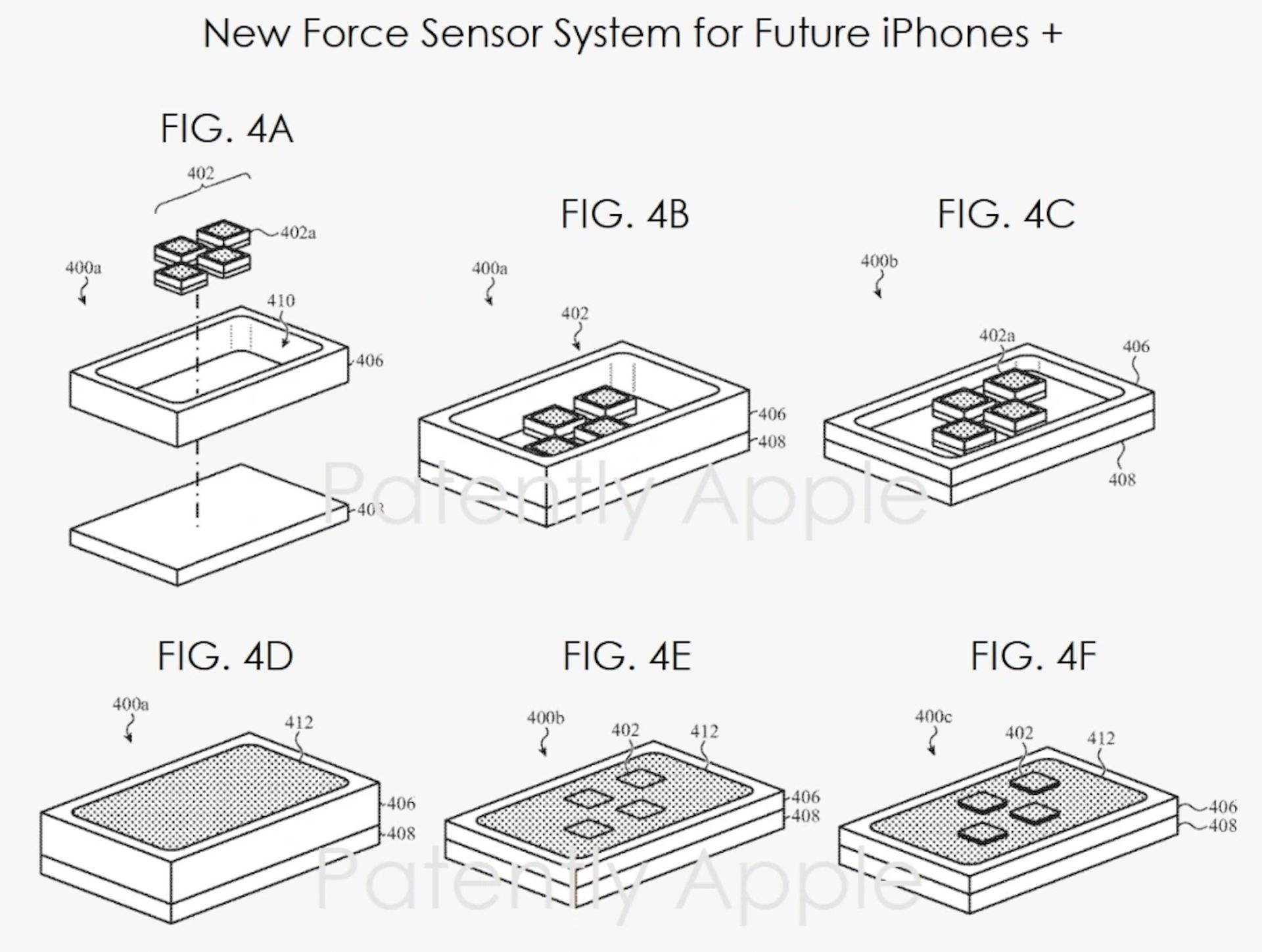 پتنت اپل مرتبط با حسگر فورس تاچ آیفون