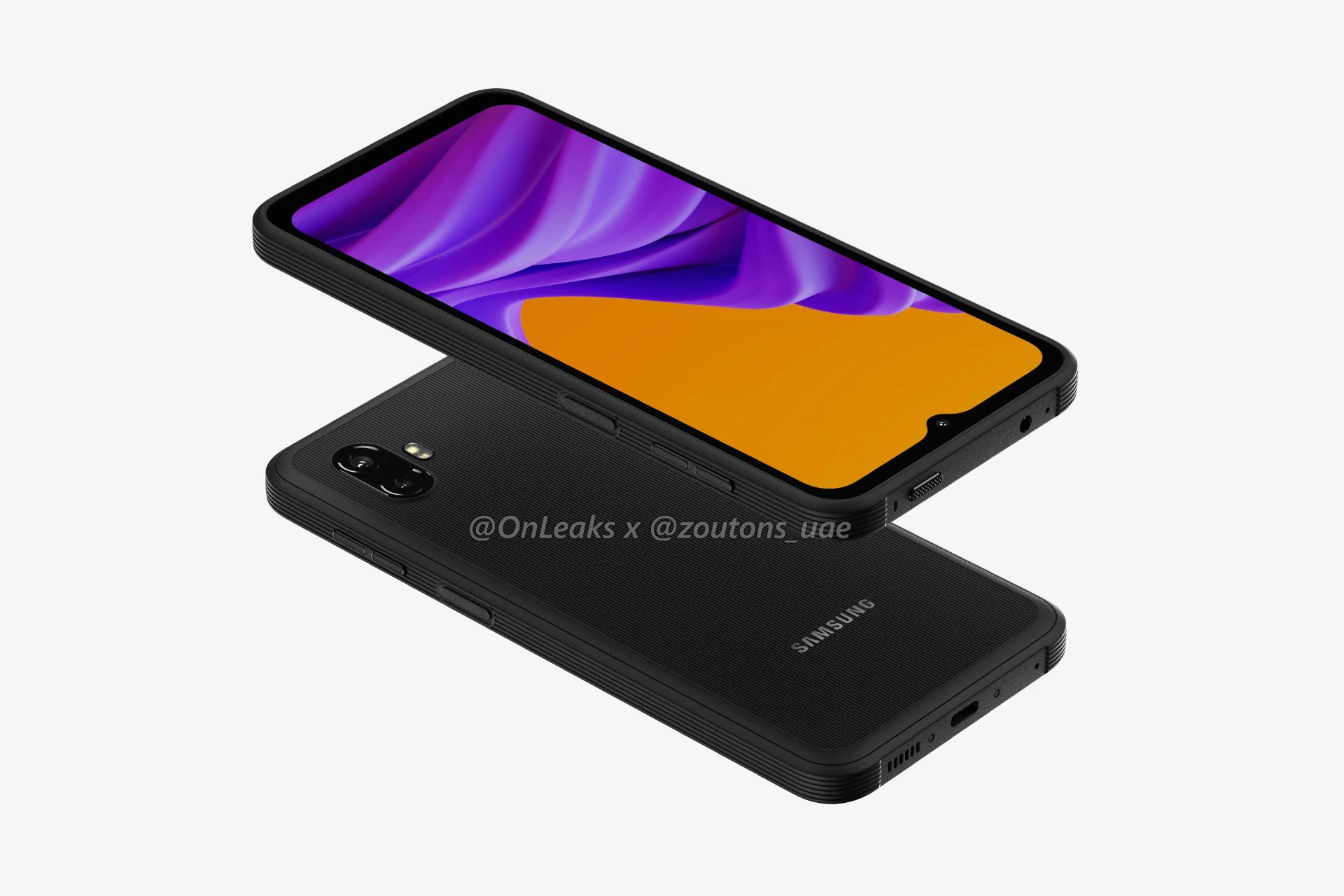 نمای کناری گلکسی ایکس کاور پرو 2 سامسونگ XCover غیررسمی