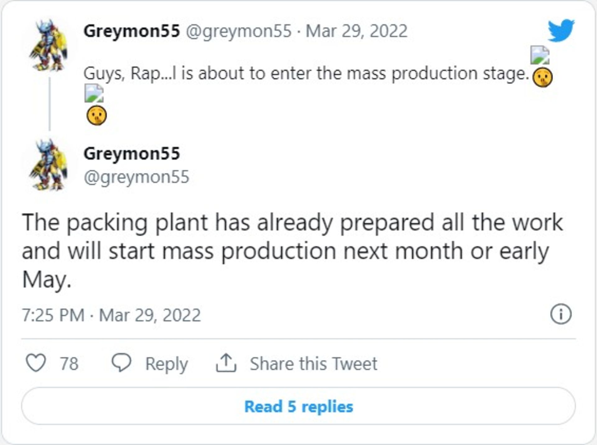 توییت greymon55