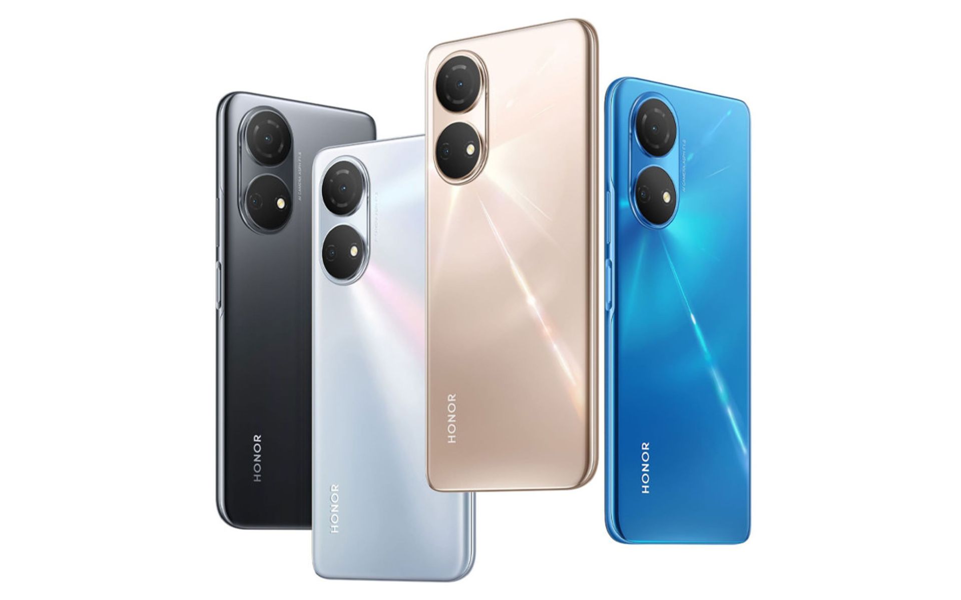 نمای پشتی آنر پلی ۳۰ پلاس در رنگ‌های مختلف