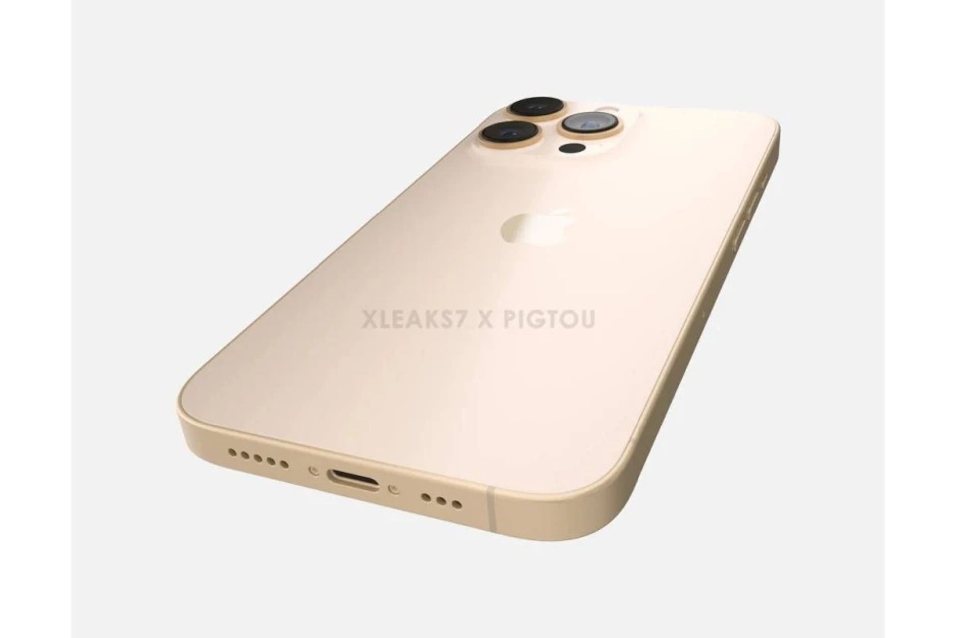 رندر رنگی آیفون ۱۴ پرو