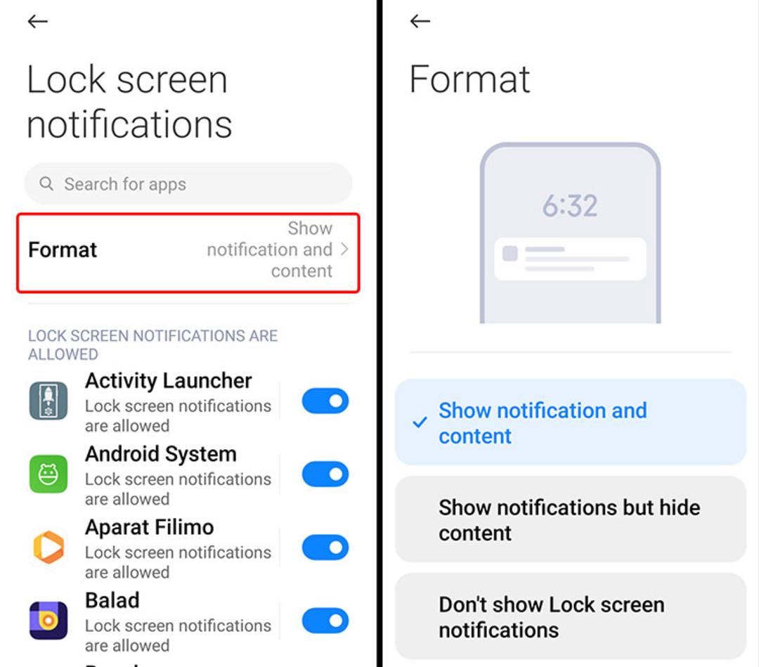 اعلان‌های صفحه قفل MIUI