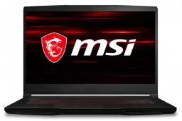 نمای روبرو لپ تاپ GF63 Thin 10SCXR-222 ام اس آی