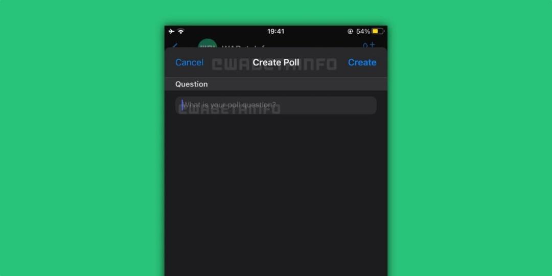WhatsApp testing polls for Group Chats
